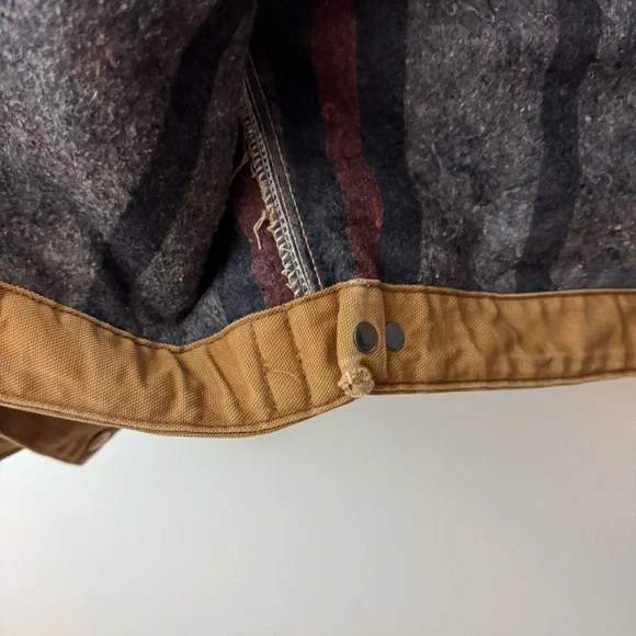 Vintage Carhartt Detroit Blanket Lined J01 BRN MADE in USA Size 44 (L ) - Picture 15 of 15